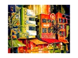 The South Beach Strip Giclee Print by Diane Millsap