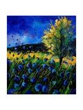 Blue Poppies 67 Lámina giclée por Ledent Blue Poppies 67 Lámina giclée por Ledent