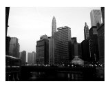 Looking East on Chicago River Photographic Print by Jason Wolf