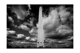 Washington Monument 1 BW Photographic Print by John Gusky