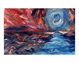 Pink Sky at Night Lámina giclée por Timothy Sorsdahl