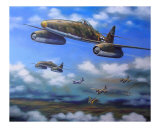 ME-262 German Jets 1945 Lámina giclée por jack connelly ME-262 German Jets 1945 Lámina giclée por jack connelly