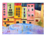 Marseille Moonlight Giclee Print by Rebecca Felland-syring