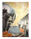 All Hallows Eve Giclee Print by Tom Nechodom