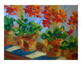 window flowers Giclee Print by J Ironside