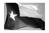 Texas Flag BW Photographic Print by John Gusky