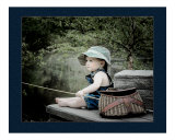 First Day Fishing Photographic Print by Lydia Davis