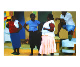 Jamaicans in Negril Giclee-vedos tekijänä Daniel Berkeland