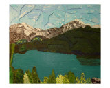 LONGS PEAK FROM BEAR LAKE Reproduction procédé giclée par Lyle Fitzgerald