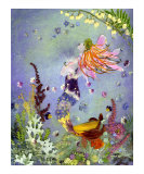 Waiting Mermaid Giclee Print by Shelley Xie