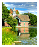 Harlem Meer on a Beautiful Spring Day in NYC Giclee Print by New Yorkled