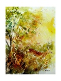 Watercolor Deer 1 Lámina giclée por Ledent
