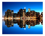 New York City - Glow of Lights Giclee Print by New Yorkled