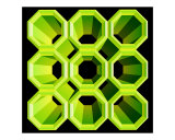 Octogons in green Photographic Print by Mathew Luebke Octogons in green Photographic Print by Mathew Luebke