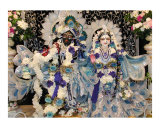 Deities in Blue - Radha and Krishna Photographic Print by Mallika Dasi
