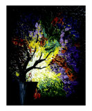 Abstract Colorful Textured Tree Lámina giclée por Teo Alfonso Abstract Colorful Textured Tree Lámina giclée por Teo Alfonso