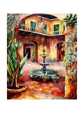 Evening in a Courtyard Lámina giclée por Diane Millsap