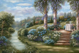 Garden of Blue I Posters av Betsy Brown