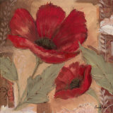 Amapola Roja I Print by Pamela Luer