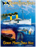 Riviera Express Service Lámina giclée Riviera Express Service Lámina giclée