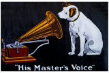 His Master's Voice Giclée-Druck