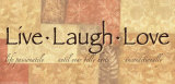 Words to Live By: Live Laugh Love Prints by Angela D'amico