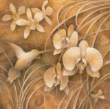 Hummingbird Ambiance I Posters by Elaine Vollherbst-Lane