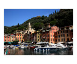 Architecture of Portofino Photographic Print by Donna Corless