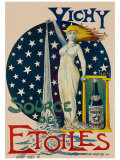 Vichy Etoiles Giclee Print by Tulus 