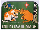 Bouillon Maggi reproduction procédé giclée par Benjamin Rabier