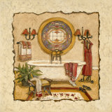 Art Deco Bath I Poster by Charlene Winter Olson