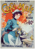 Cafe Malt Lámina giclée por Lucien Lefevre Cafe Malt Lámina giclée por Lucien Lefevre