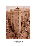 Immeuble Flatiron, New York Affiche par Sergei Beliakov