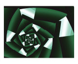 Green Silk Photographic Print by Vicky Brago-Mitchell