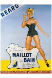 Reard le Premier Maillot de Bain ジクレープリント