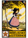 Bieres d'Alsace Giclee Print by Hansi 