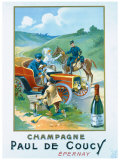 Champagne Paul de Coucy Giclee Print