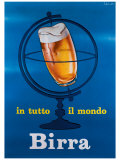 In Tutto il Mondo Birra Giclée-Druck von E. Arvati