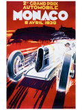Grand Prix de Monaco, 1930 Giclee Print by Robert Falcucci