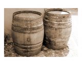 Two Wine Barrels Photographic Print by Donna Corless