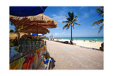 Fruit Stands on Playa Del Carmen, Mexico Lámina fotográfica por George Oze