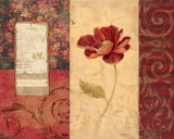 Carol Robinson - Peony Montage - Poster