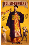 Folies Bergeres, Chinese Giant Giclée-tryk af Jacobi Folies Bergeres, Chinese Giant Giclée-tryk af Jacobi