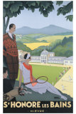 St. Honore les Bains Lámina giclée por Roger Broders St. Honore les Bains Lámina giclée por Roger Broders