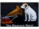 His Master's Voice reproduction procédé giclée