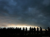 Israeli Rabbi Funeral, Jerusalem, Israel Photographic Print by Oded Balilty