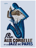 Alix Combelle, Jazz Paris reproduction procédé giclée par Paul Colin