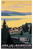 Jura-Lac de Malbuisson Lámina giclée por Roger Broders Jura-Lac de Malbuisson Lámina giclée por Roger Broders