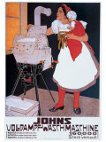 Johns Wash Machine Giclee Print by Adolf Karpellus