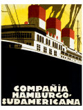 Compania Hamburgo Sudamericana Wydruk giclee Compania Hamburgo Sudamericana Wydruk giclee